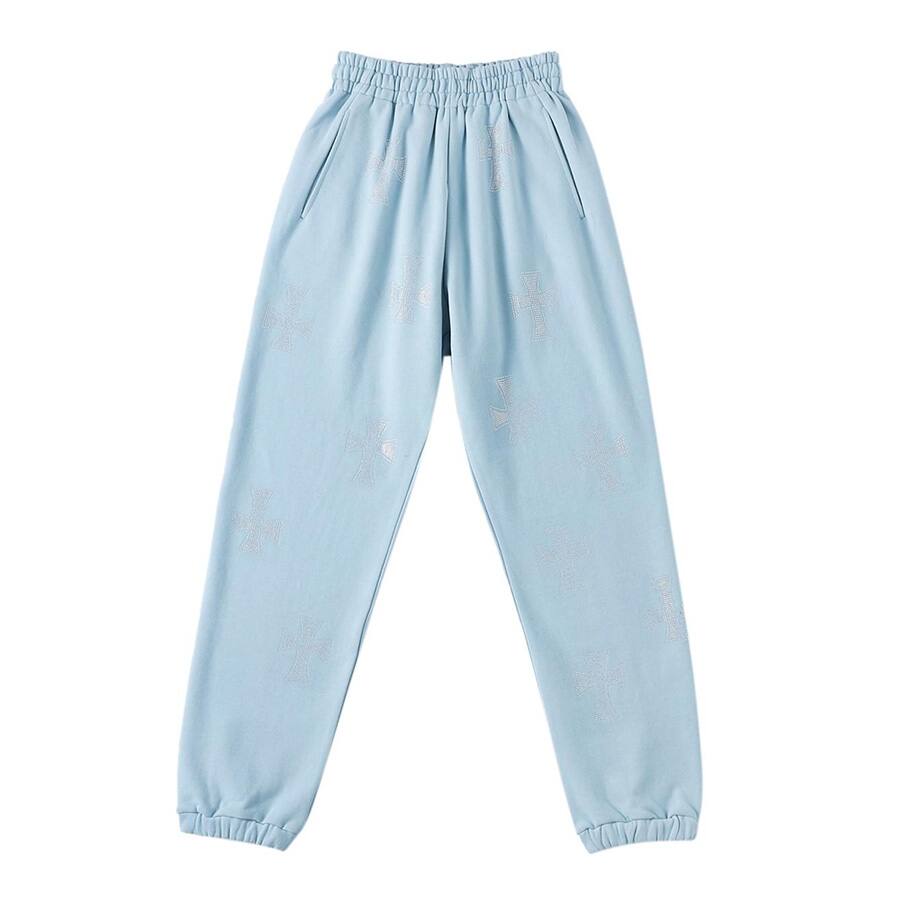 UNKNOWN BLUE CROSS RHINESTONE JOGGER BLUE 20HO-I_photo_large