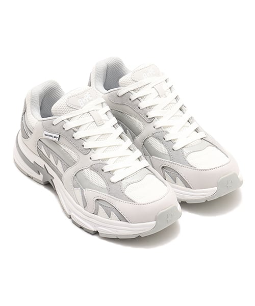 A BATHING APE SHARK STA WHITE