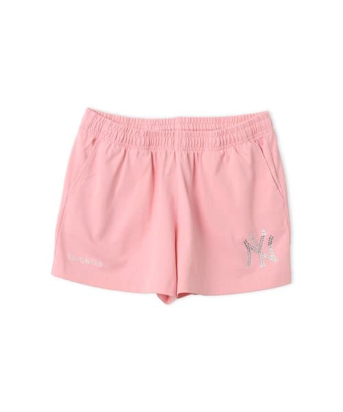 SPORTY&RICH Yankees Krystal Disco Short Candy/White - ピンク