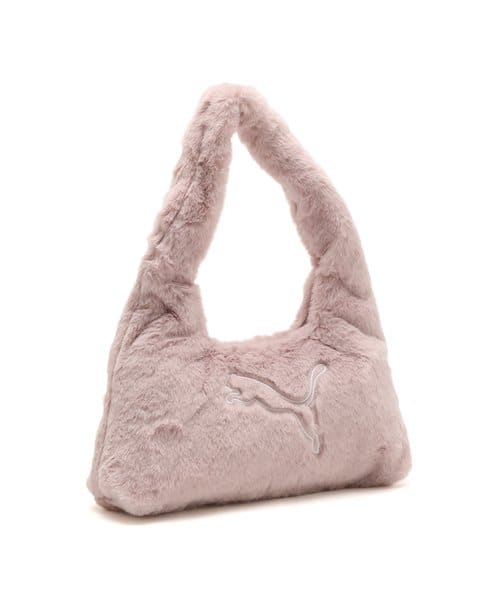 PUMA UP FUR SMALL PRISM BAG MISTY PINK - ピンク