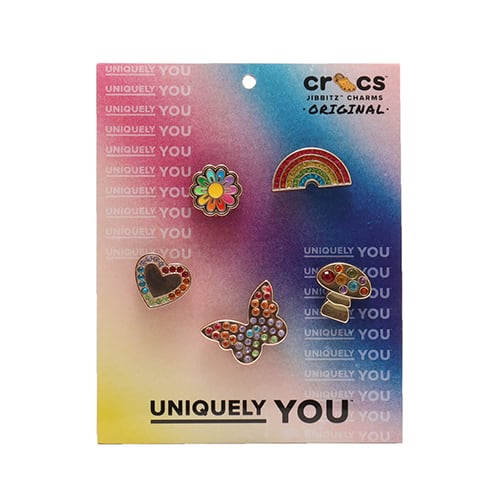 crocs Rainbow Elvtd Festival 5 Pack MULTI
