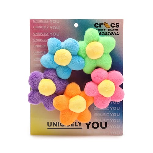 crocs Plush Flower Power 5 Pack MULTI