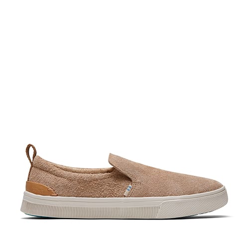 TOMS TRVL LITE SLIP-ON Desert Tan Shaggy Suede 21FA-I