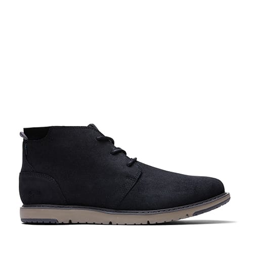 TOMS NAVI Black Distressed Leather 21FA-I