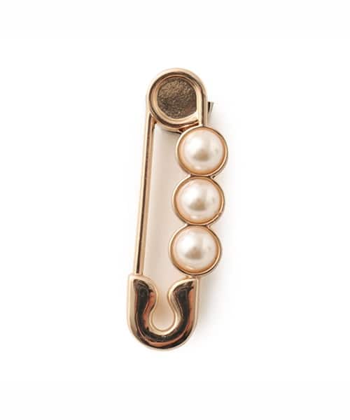 crocs Gold and Pearl Safety Pin