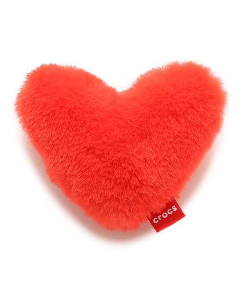 crocs Red Fuzzy Heart MULTI