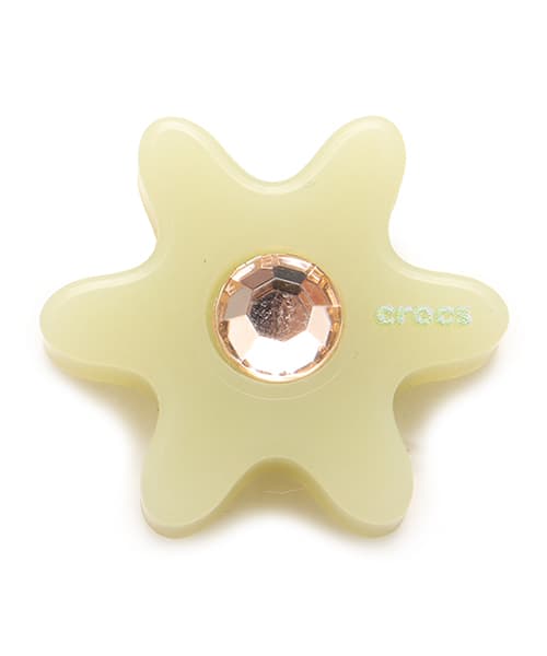 crocs Tan Flower with Gem MULTI