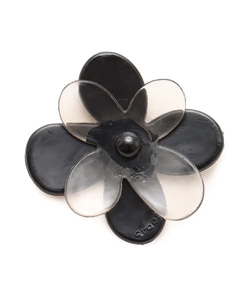 crocs Blooming Black Flower 1