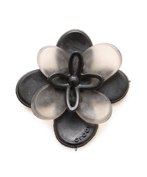 crocs Blooming Black Flower 2