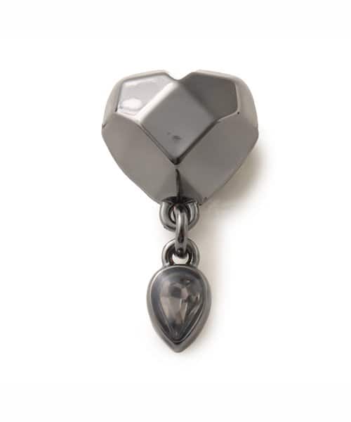 crocs Punk Gunmetal Heart