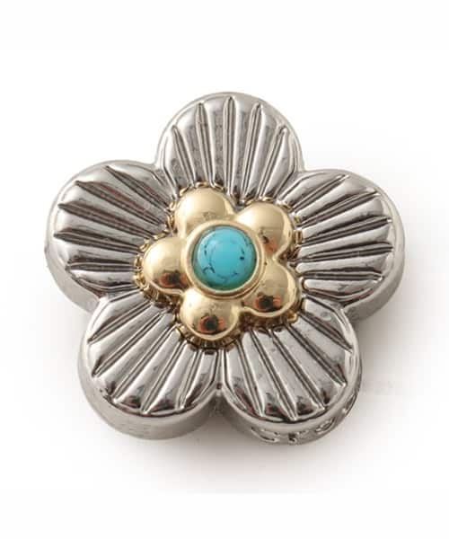 crocs Silver Turquoise Flower - マルチ