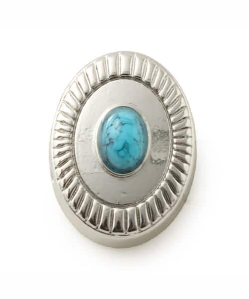 crocs Silver Turquoise Emblem - マルチ