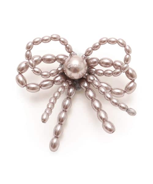 crocs Black Pearl Beaded Bow mlt - マルチ