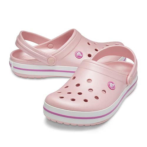 crocs CROCBAND PEARL PINK/WILD ORCHID