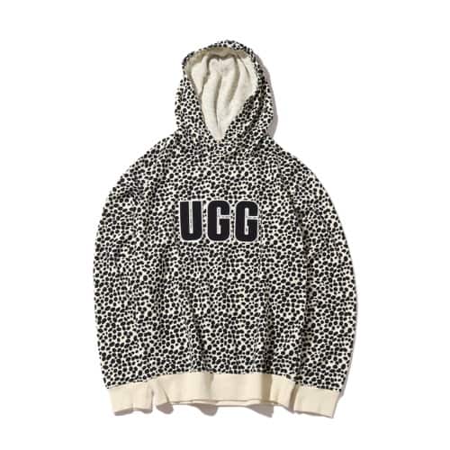 UGG Logo Hoodie Sweatshirt Print OFF WHITE/ BLACK 20SS-S