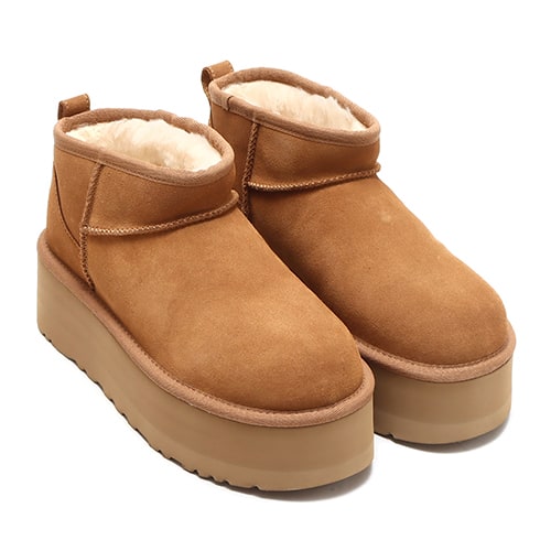 UGG W CLASSIC ULTRA MINI PLATFORM CHESTNUT