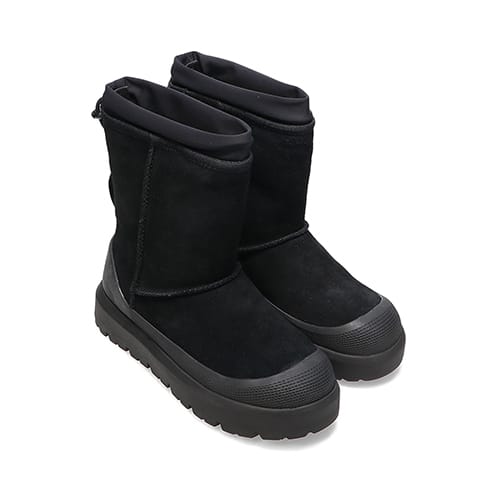 UGG CLASSIC SHORT WEATHER HYBRID BLACK / BLACK 23FW-I