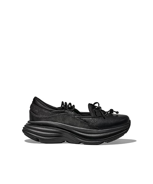 HOKA BONDI MARY JANE BLACK / BLACK ホカ ボンダイ メリージェーン ブラック