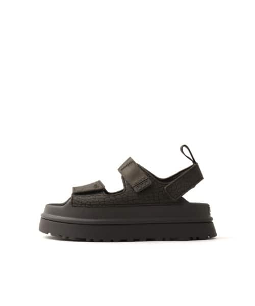 UGG W GOLDENGLOW EMBOSSED DENSE SMOKE - グレー