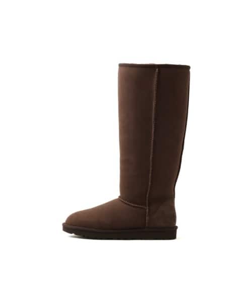 UGG W CLASSIC ULTRA TALL DUSTED COCOA - チャコール