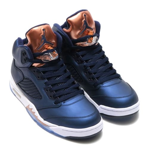JORDAN BRAND AIR JORDAN 5 RETRO OBSIDIAN/WHITE-MTLC RED BRONZE-BRIGHT GRAPE