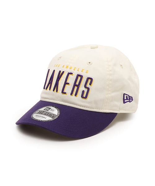 NEW ERA 9THIRTY LS League Buckle Los Angeles LakersL WHITE - ホワイト