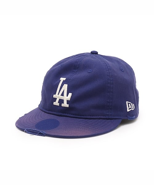 NEW ERA 9THIRTY Powered by GORO NAKATSUGAWA DAMAGE Los Angeles Dodgers（ニューエラ 9サーティー ダメージ パワード バイ ゴロー ナカツガワ ロサンゼルス・ドジャース） - ブルー