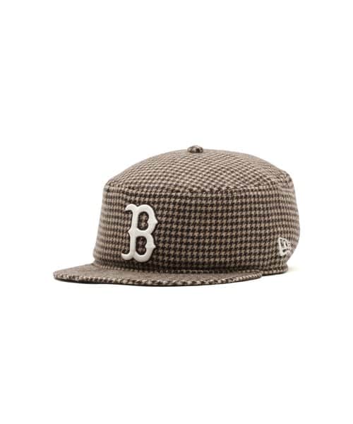 NEW ERA PILLBOX Gun Club Check Boston Red Sox BEIGE - ベージュ