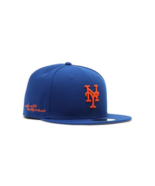 NEW ERA 59FIFTY ATMOS AJ2000-T2W New York Mets ROYAL BLUE - ブルー