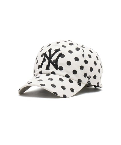 47 x ATMOS PINK CLEAN UP YANKEES DOT WHITE - ホワイト