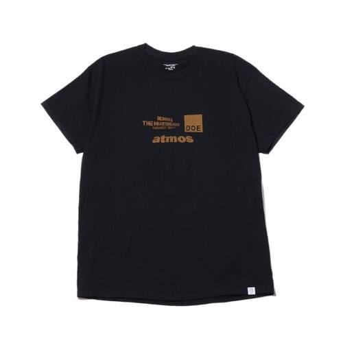 DOE×atmos×BEDWIN S/S PRINT T-SHIRT BLACK 19HO-I