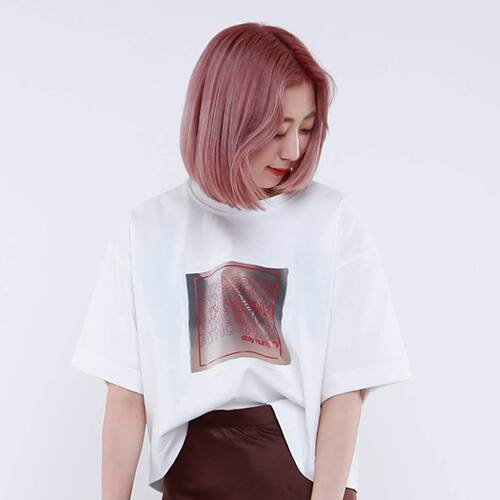 atmos pink フィルム Tシャツ WHITE 19SP-I