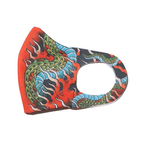atmos x Three Tides Tattoo UKIYOEMON SNAKE MASK SNAKE 20HO-I