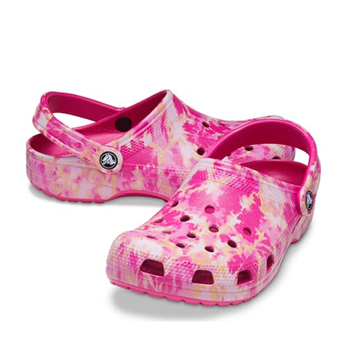 crocs Classic Bleach Dye Clog Candy Pink 21SS-I