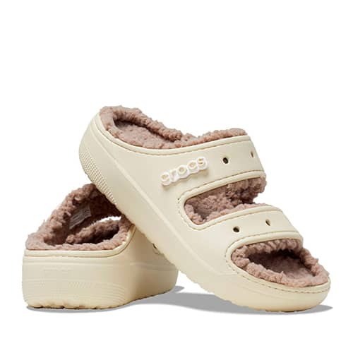 crocs Classic Cozzzy Sandal Bone/Mushroom 22FW-I