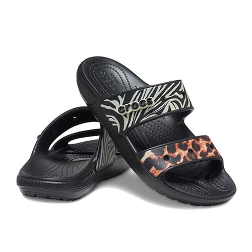 Crocs Classic Crocs Animal Remix Sandal Black/Multi 22SS-I