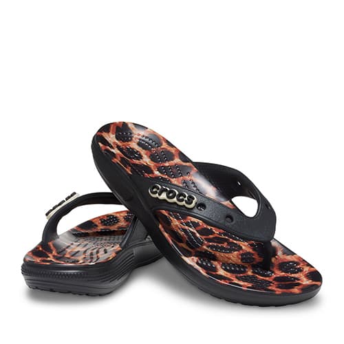 Crocs Classic Crocs Animal Remix Flip Black/Leopard 22SS-I