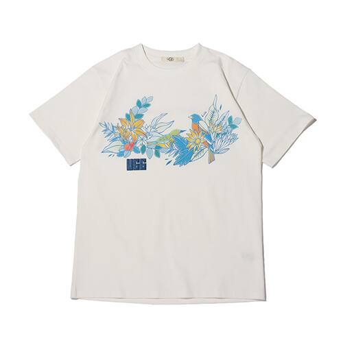 UGG x Luise Ono Bird Print T-Shirts WHITE 20SS-S
