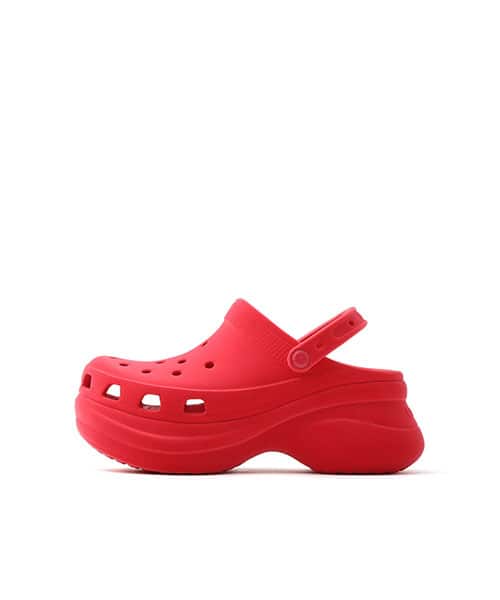 crocs Bae Velvet Clog Digital Raspberry - バーガンディー