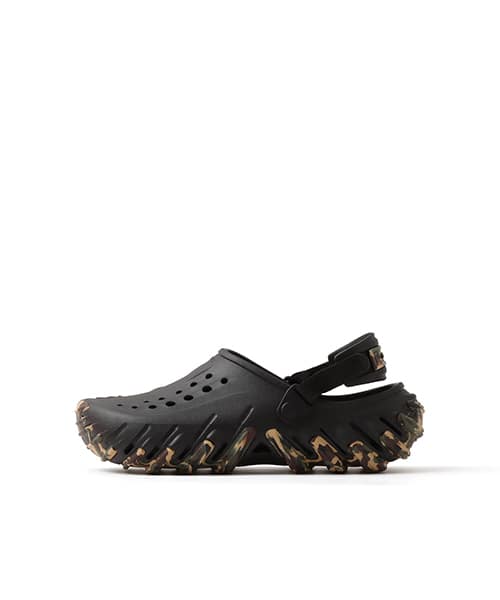 crocs Echo Camo RO Clog Black/Multi - ブラック
