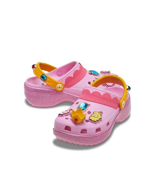 crocs Princess Peach Classic Platform Clog Multi - ピンク