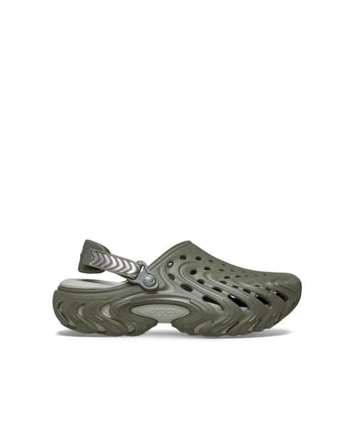 crocs Echo II Chrome Silver Chrome - カーキ