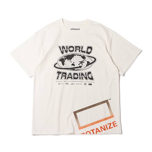 atmos × BOTANIZE OVERPRINT TEE WHITE 21SU-I