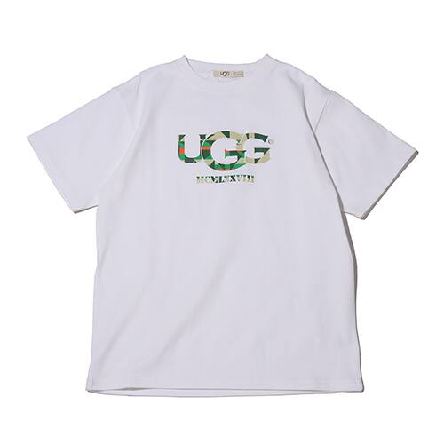 UGG ネイティブロゴ プリントTシャツ WHITE 21SS-S