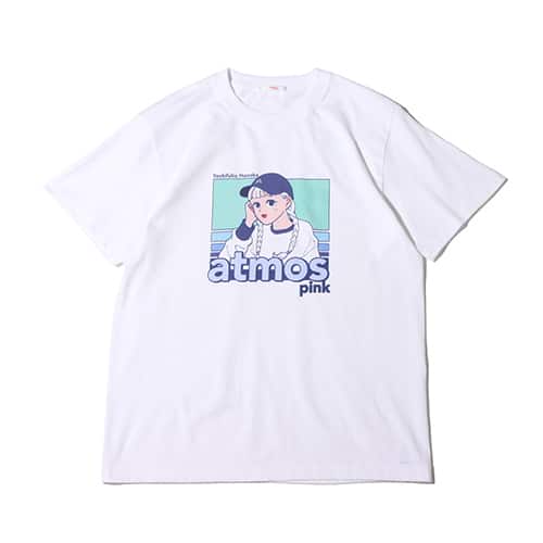 atmos pink ヨシフクホノカ × atmos pink コラボT WHITE 21SU-I