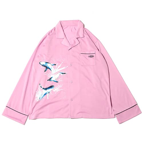 UGG×伊東楓 グラフィック シャツ PINK 21FW-I
