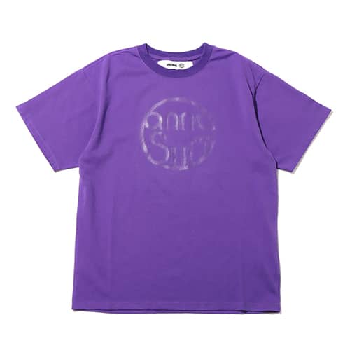 ANNA SUI NYC シリコンプリント ロゴTシャツ PURPLE 22FA-I