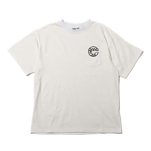 ANNA SUI NYC ポケットロゴTシャツ WHITE 22FA-I