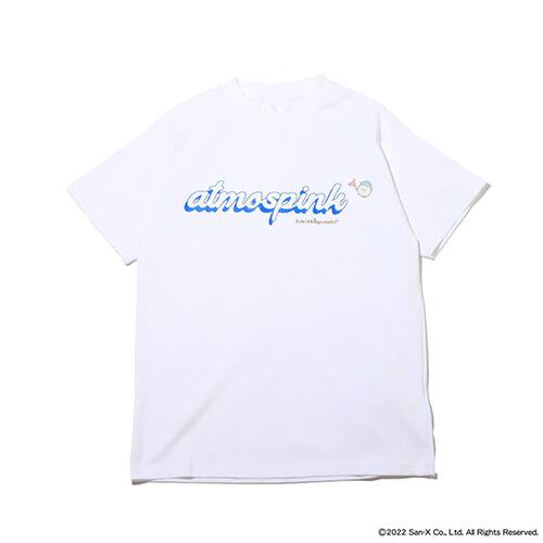 atmos pink すみっコぐらし × atmos pink ビックTシャツ WHITE 22FA-I