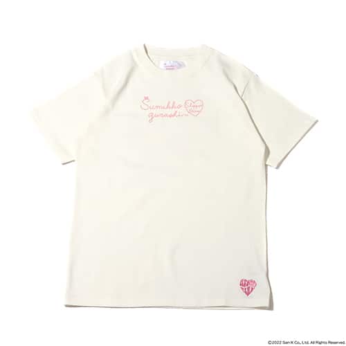 atmos pink すみっコぐらし × atmos pink Tシャツ WHITE 22FA-I